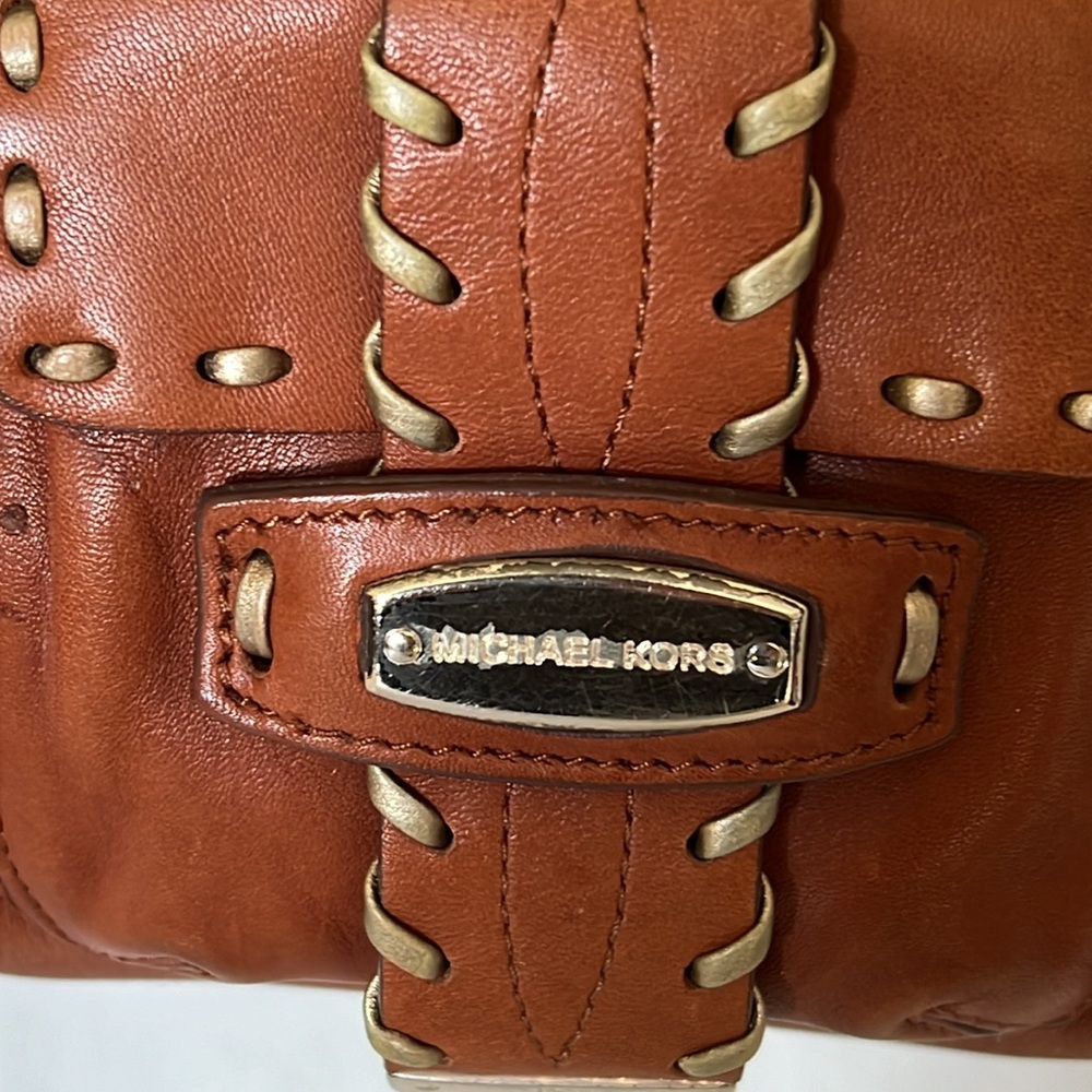 Vintage MICHAEL Michael Kors Leather Satchel - Picture 3 of 16